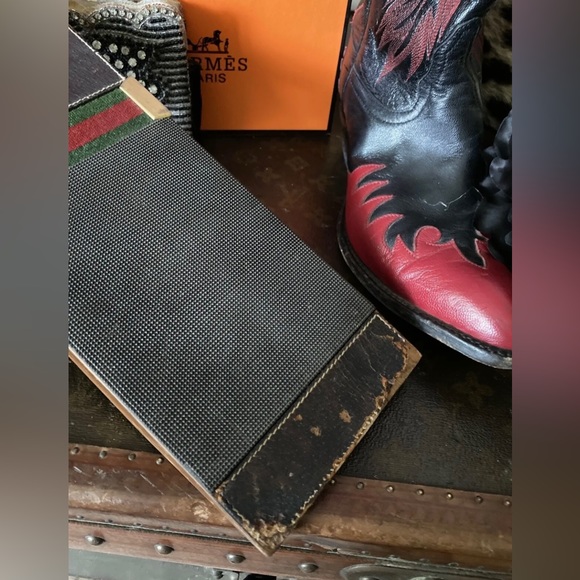 Rare Vintage GUCCI Boot Pull Jack Equestrian Western Tack Luxury Decor Accessory - Picture 9 of 12